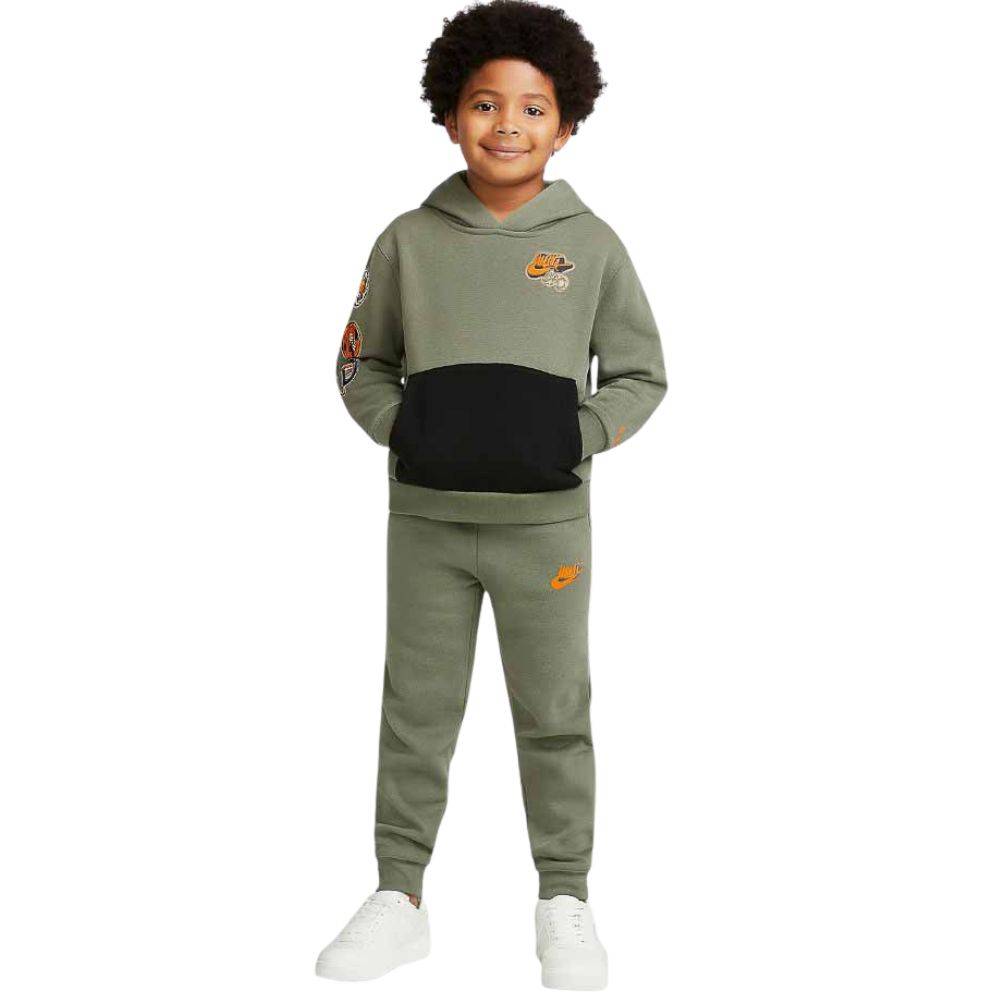 NIKE LITTLE KIDS PO JOGGER FLEECE SET