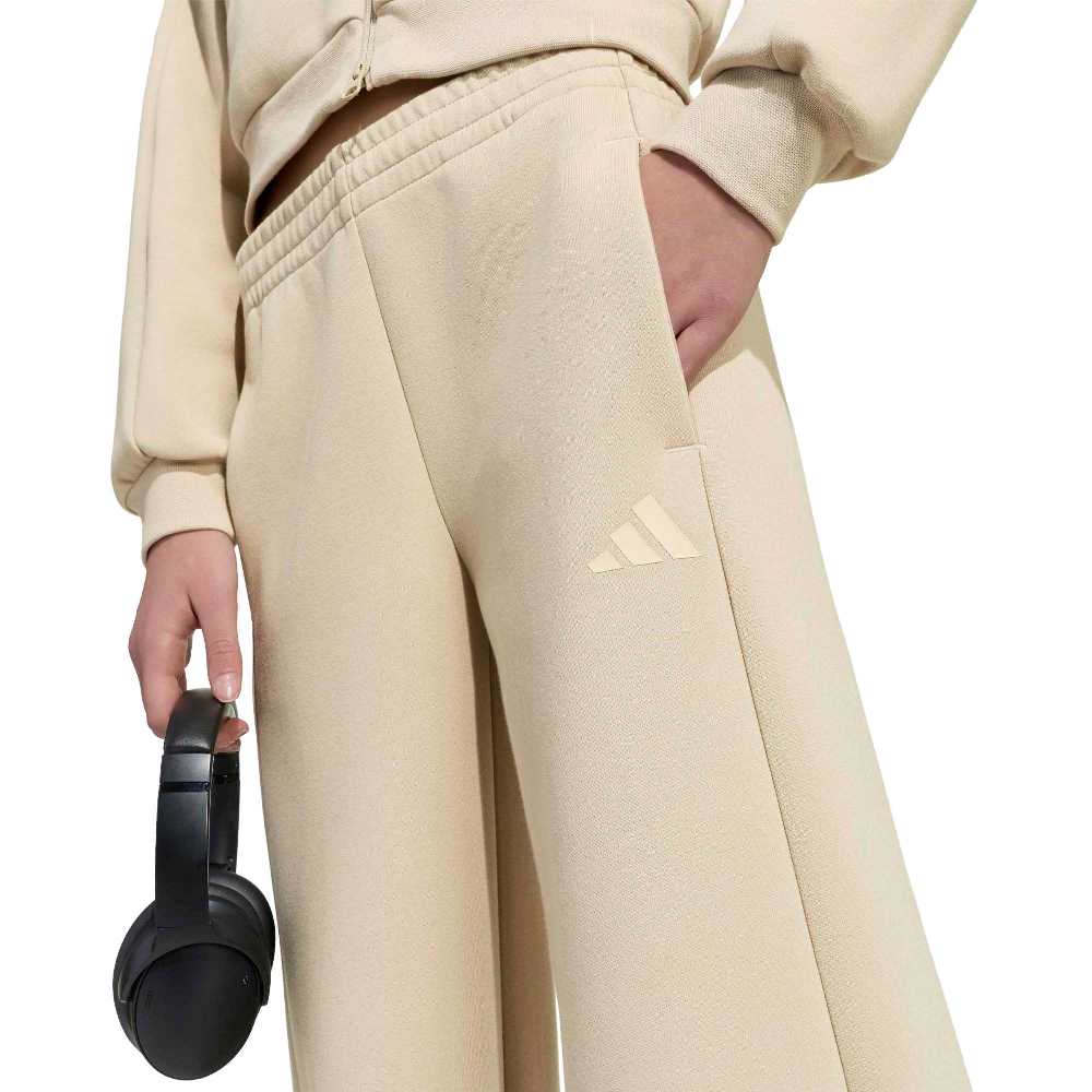 ADIDAS GIRLS FUTURE ICONS 3 STRIPES WIDE LEG PANTS