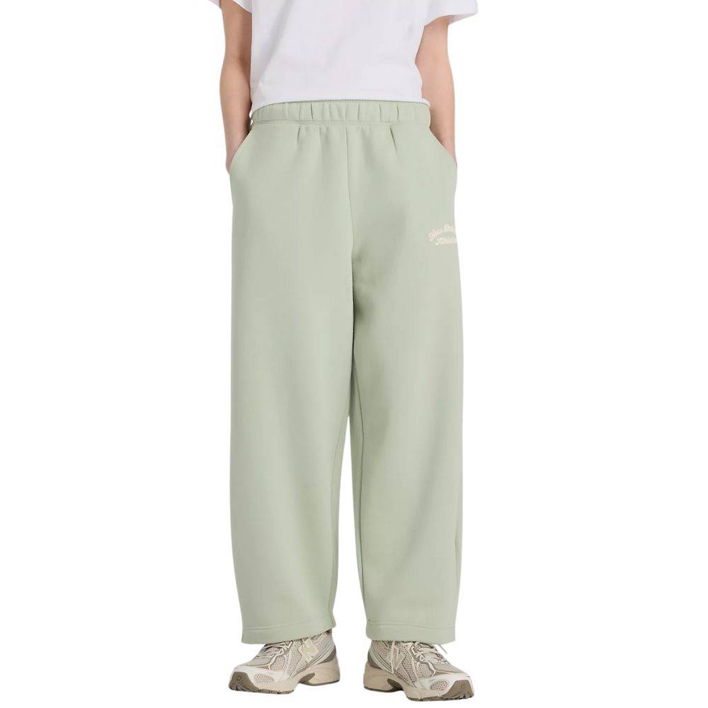 NEW BALANCE LINEAR HERITAGE FLEECE BARREL LEG PANT