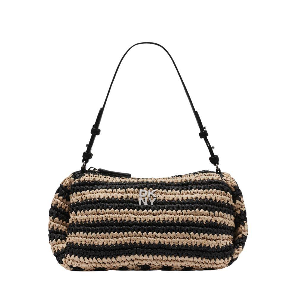 DKNY REMY RAFFIA SHOULDER BAG