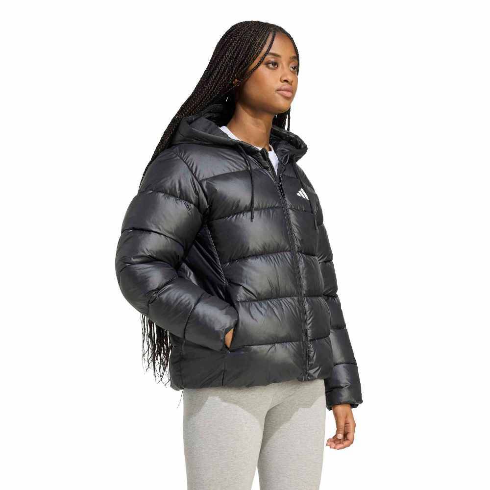 ADIDAS ESSENTIALS CLIMAWARM SYNTHETIC DOWN PUFFER HOODED JACKETS