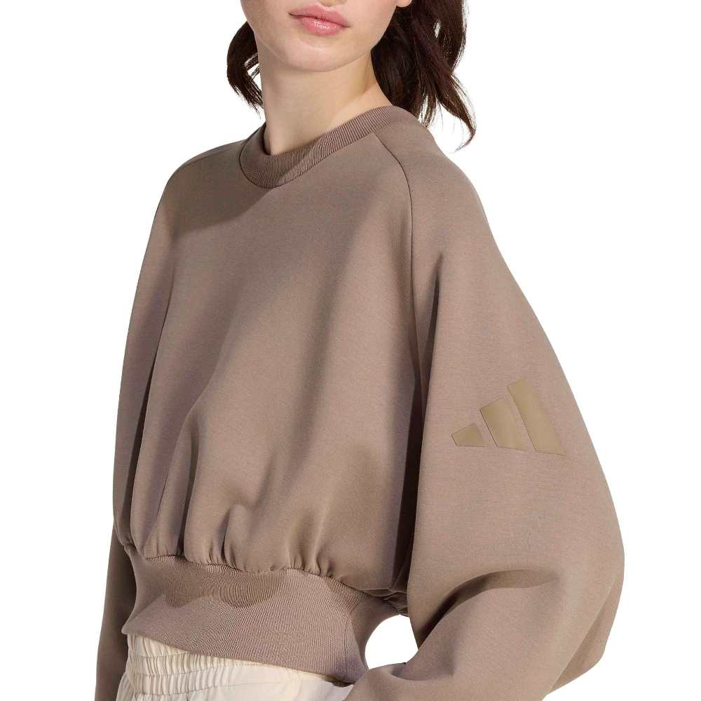 ADIDAS SOFT LUX CREW SWEATSHIRT
