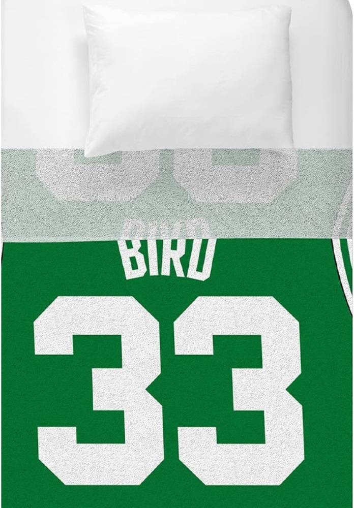 BLEACHER BOSTON CELTICS – LARRY BIRD – 150X200 RASCHEL THROW BLANKET