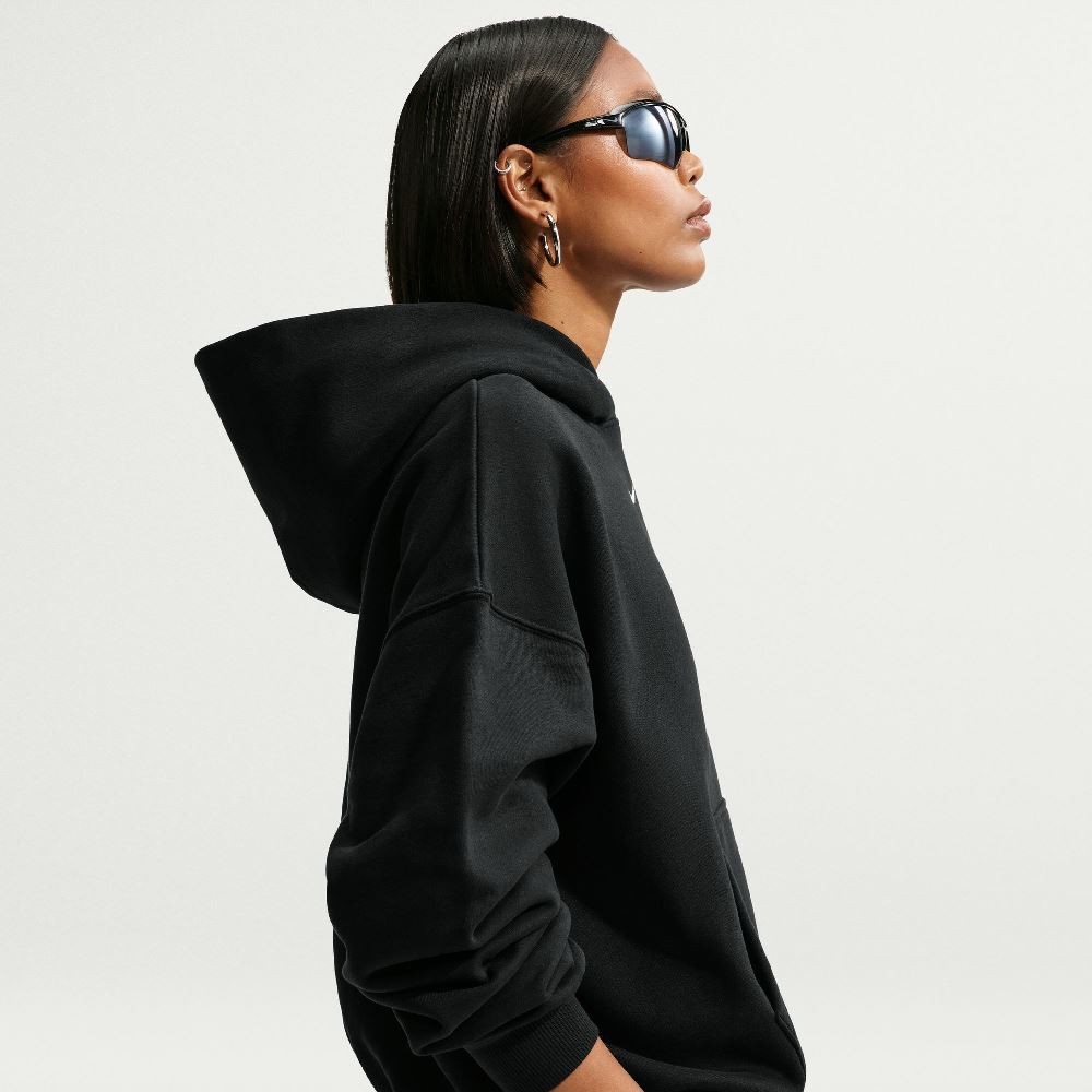 NIKE STUDIO FLEECE OVERSIZED PULLOVER HOODIE