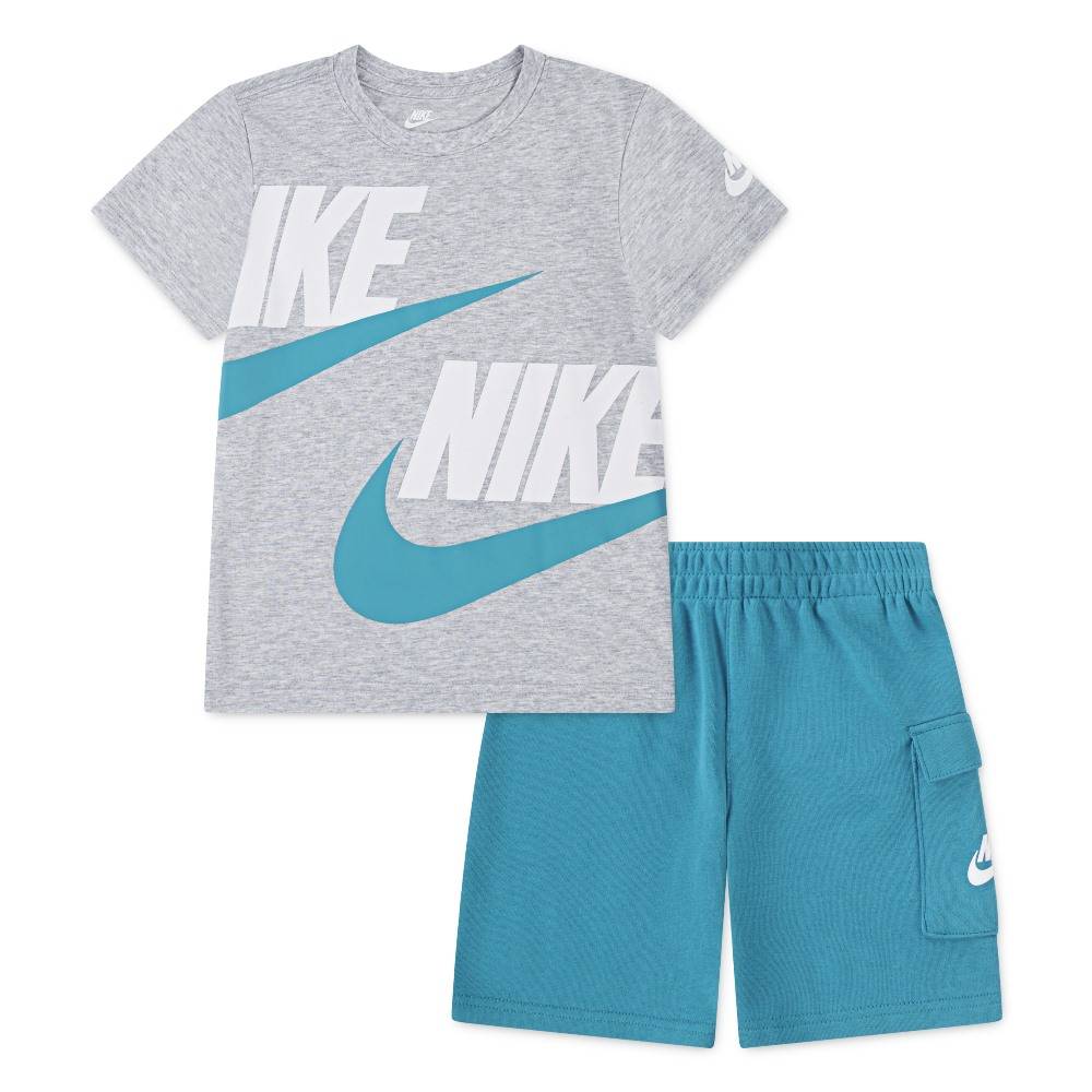 NIKE LITTLE BOYS NSW HBR CARGO SHORT SET