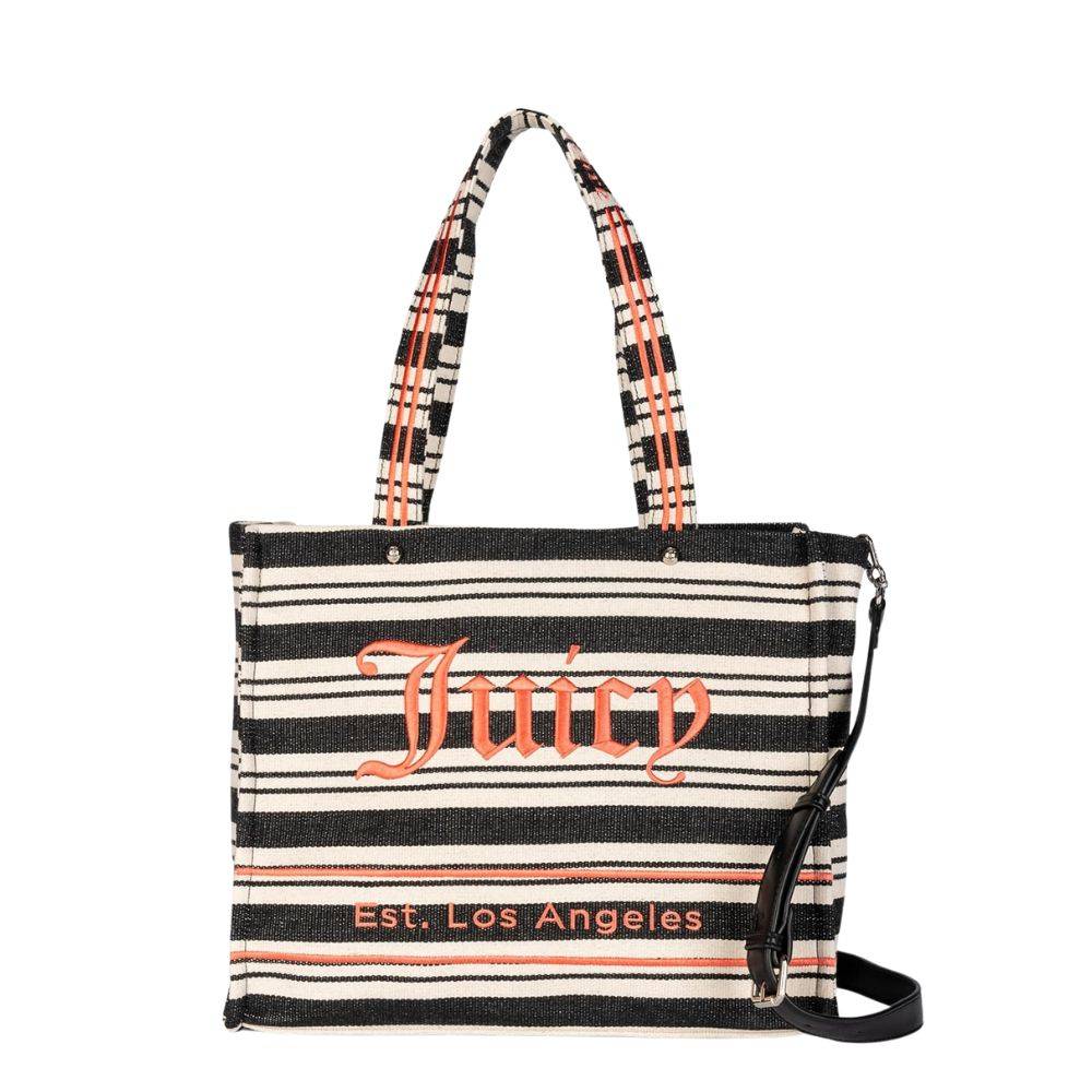 JUICY COUTURE IRIS STRIPES LARGE SHOPPING