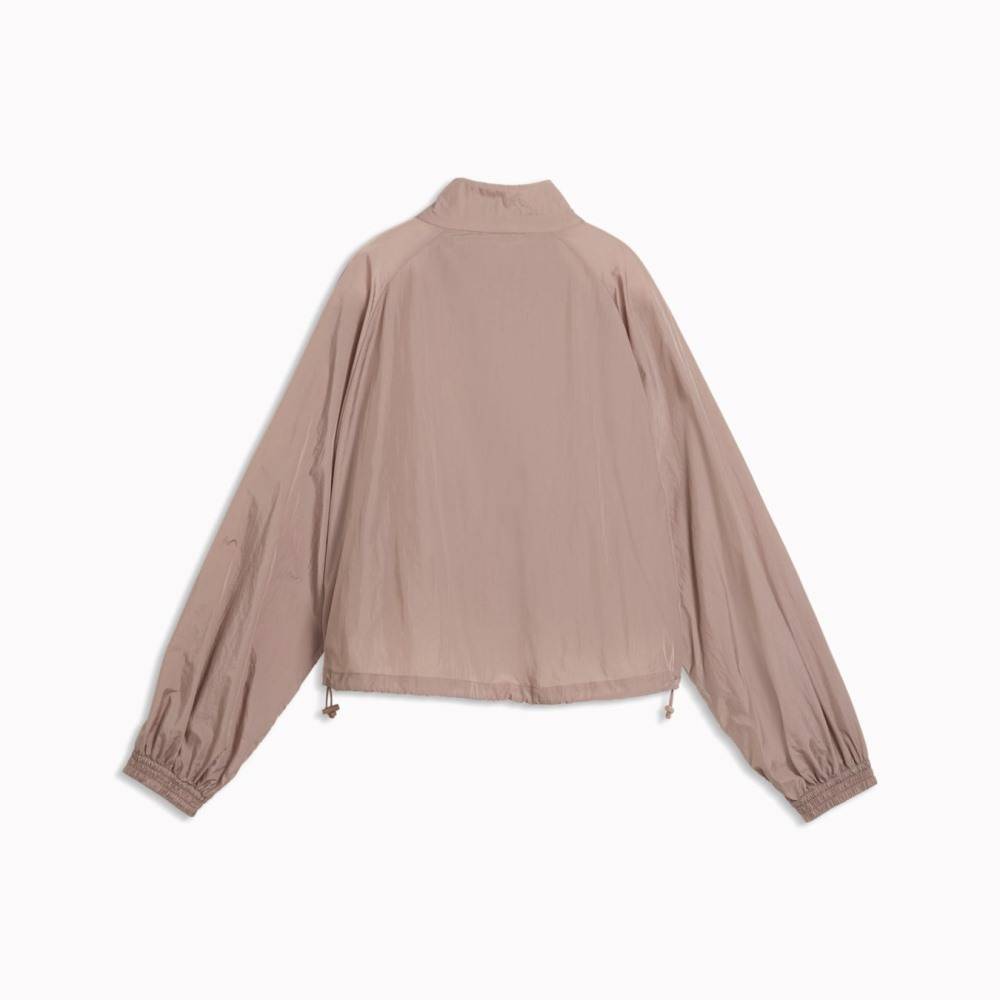 PUMA HER RELAXED FULL-ZIP WOVEN JACKET