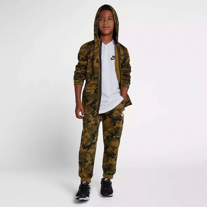 NIKE BOYS SPORTSWEAR FLEECE CAMO PANT