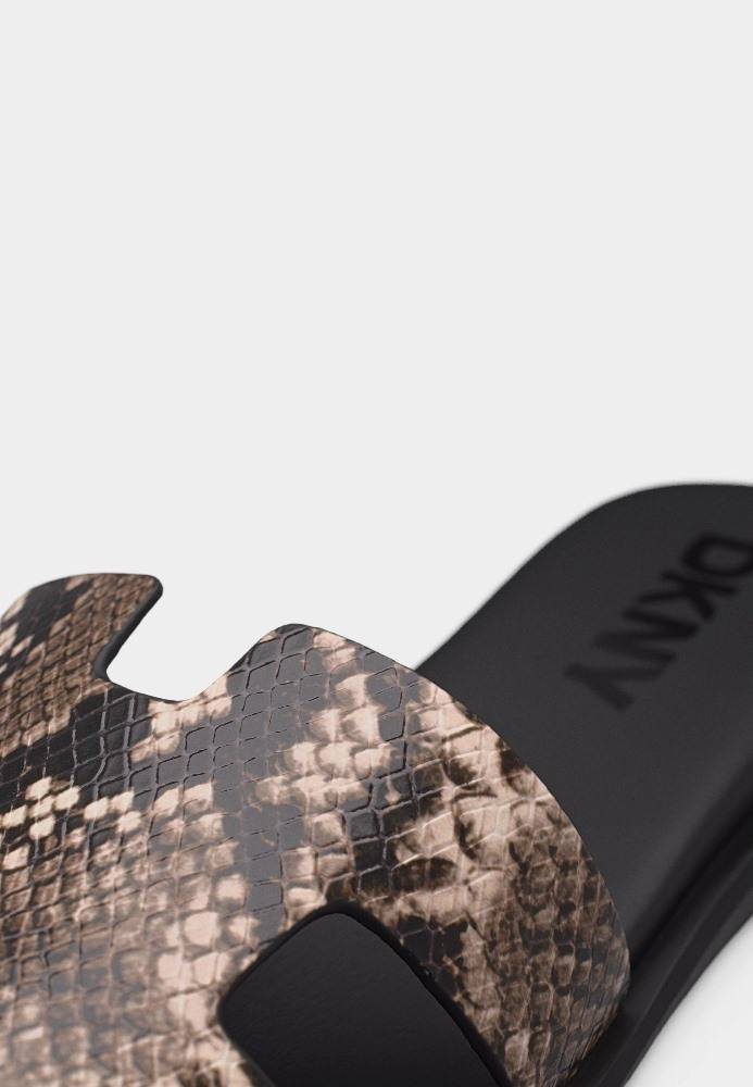 DKNY COLUMBA PU SLIDE