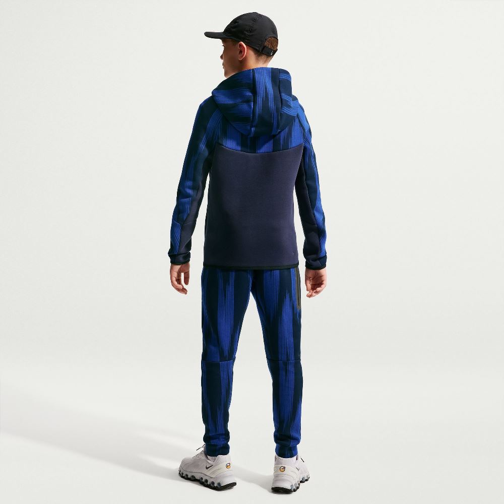 NIKE NSW KIDS TECH FLEECE AOP FZ HOODIE