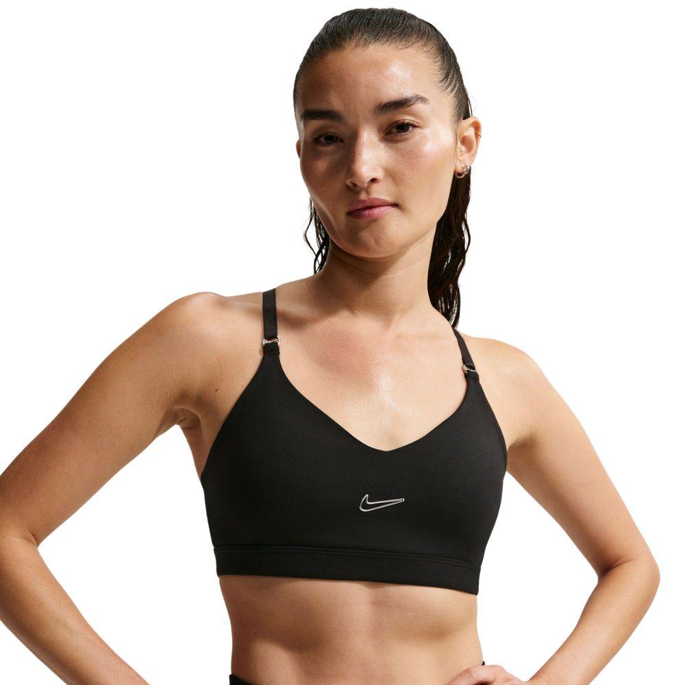 NIKE DRI-FIT INDY PADDED GLOSSY SPORT BRA