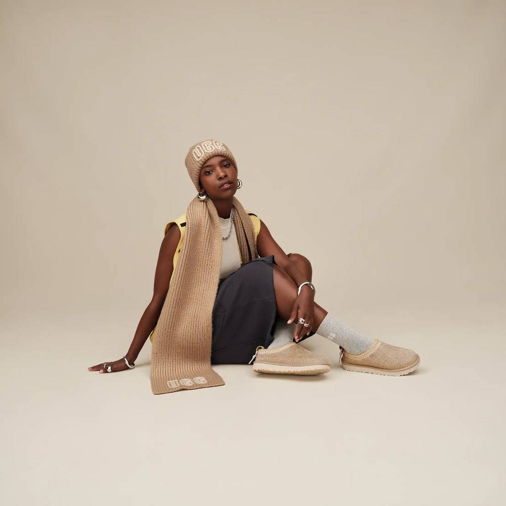 UGG CHUNKY CRAFTED RIB SCARF