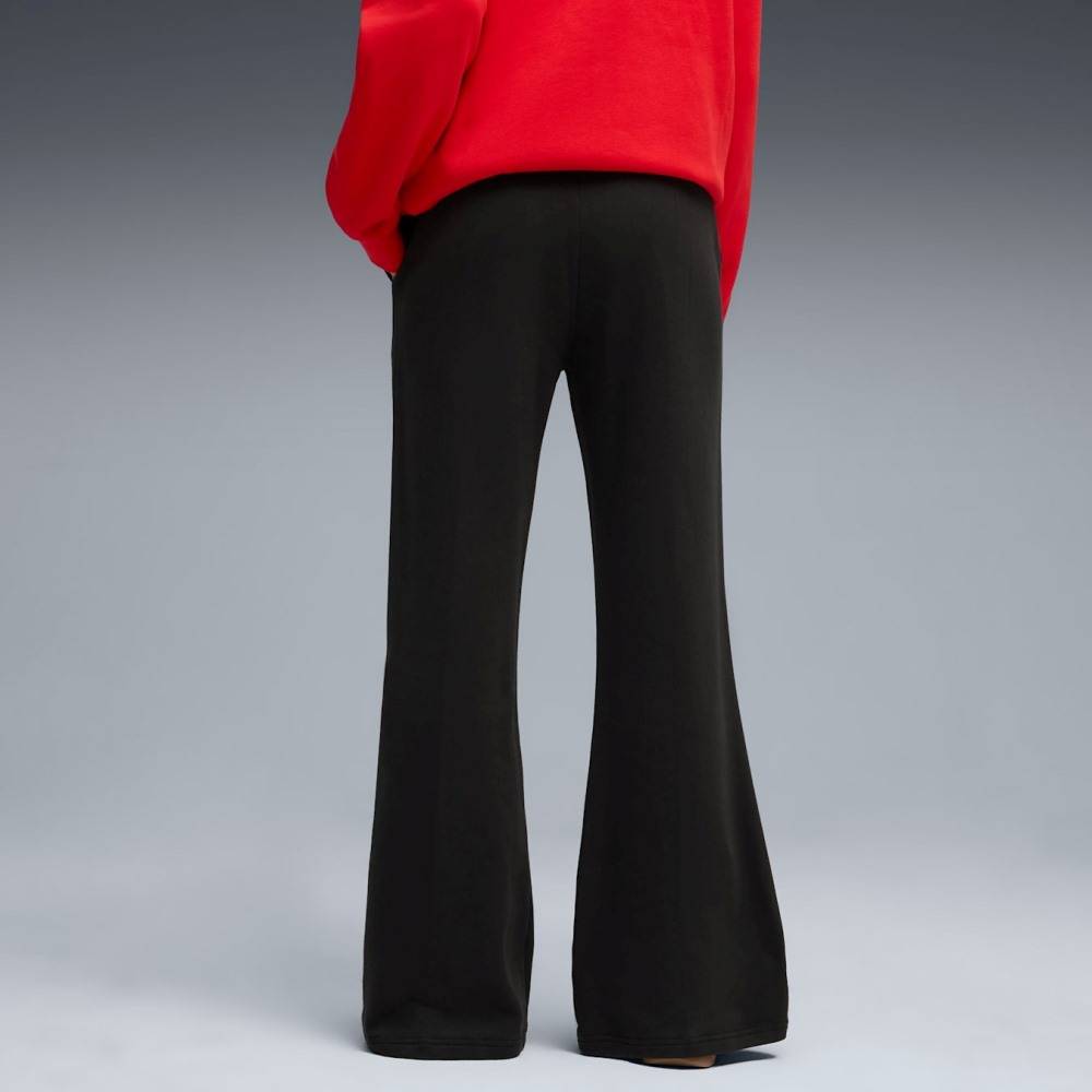 PUMA HER COMFORT HIGH-WAIST STRAIGHT PANTS FLEECE OP