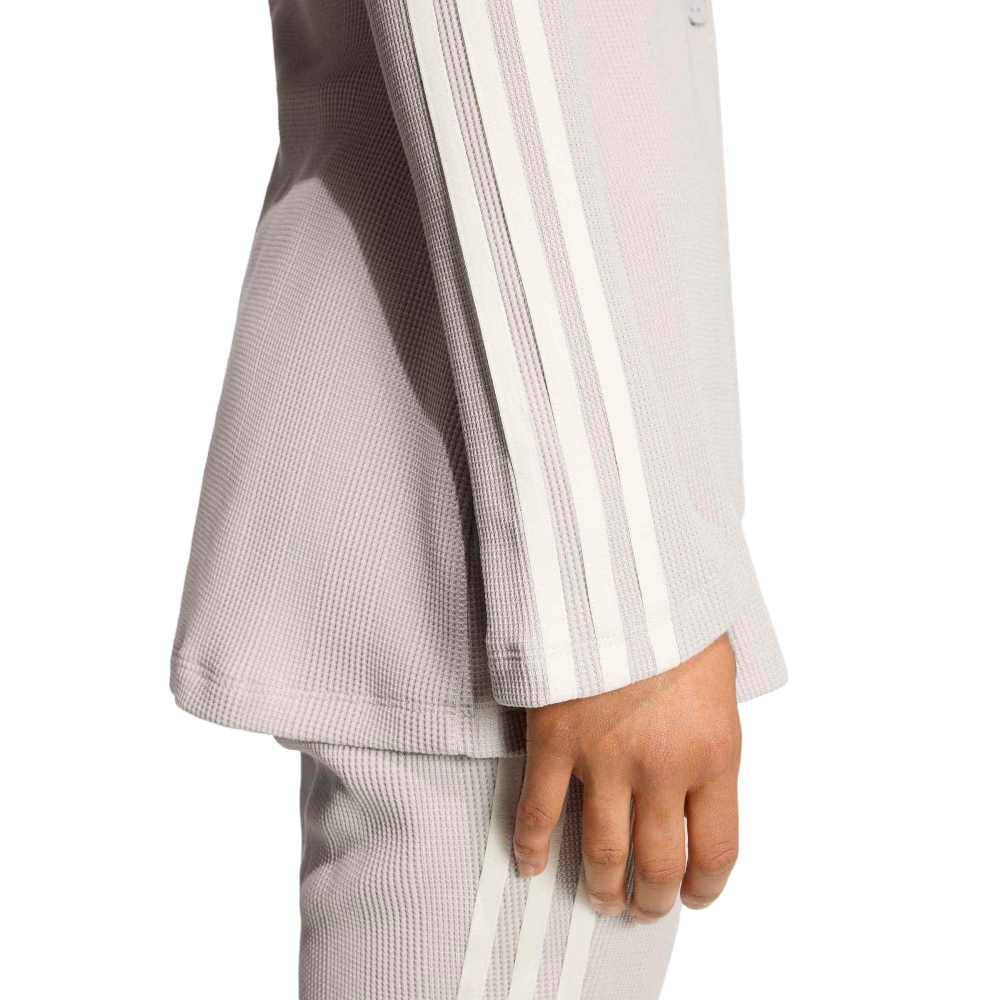 ADIDAS ORIGINALS BUTTON DOWN WAFFLE TOP