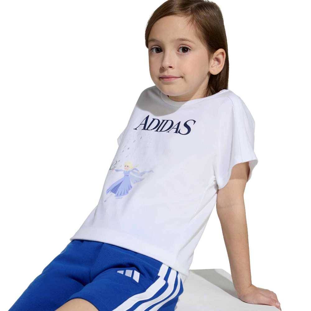 ADIDAS LITTLE GIRLS DISNEY FROZEN TEE