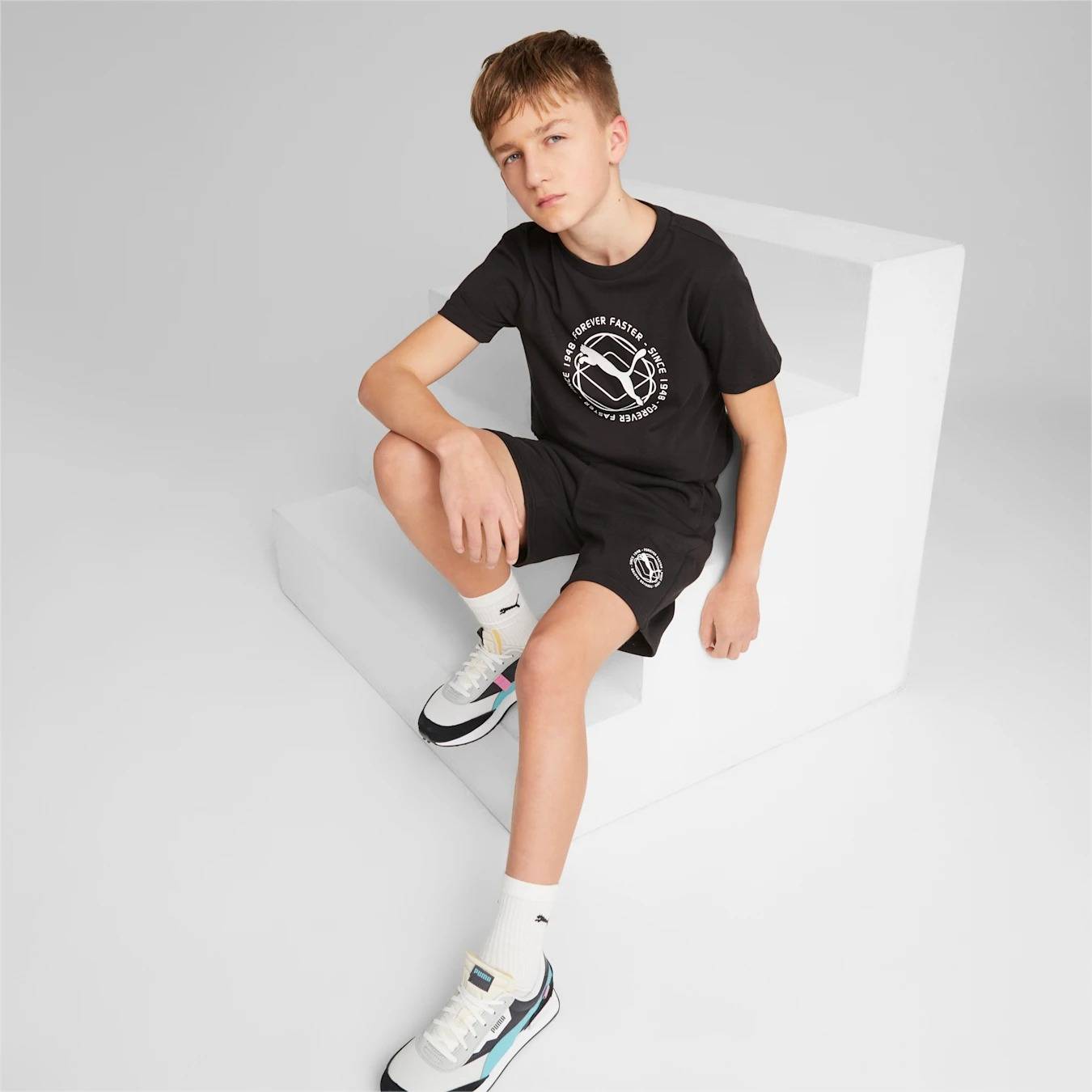 PUMA BOYS ACTIVE SPORTS SHORT