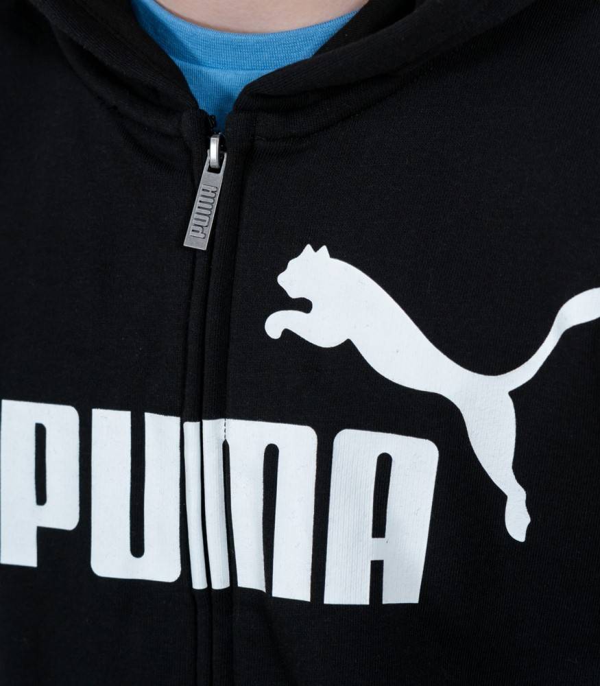 PUMA ESS BIG LOGO FULL-ZIP YOUTH HOODIE