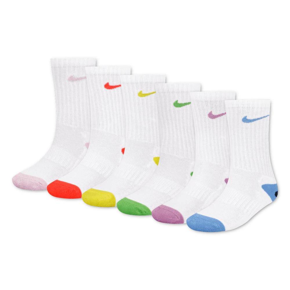 NIKE SMILEY CREW SOCKS (6 PAIRS)