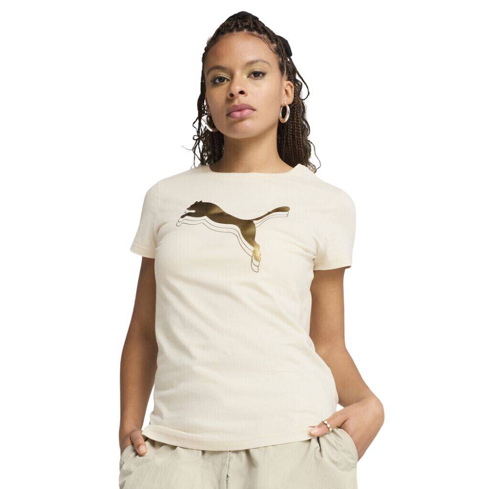 PUMA ESS METALLIC TEE