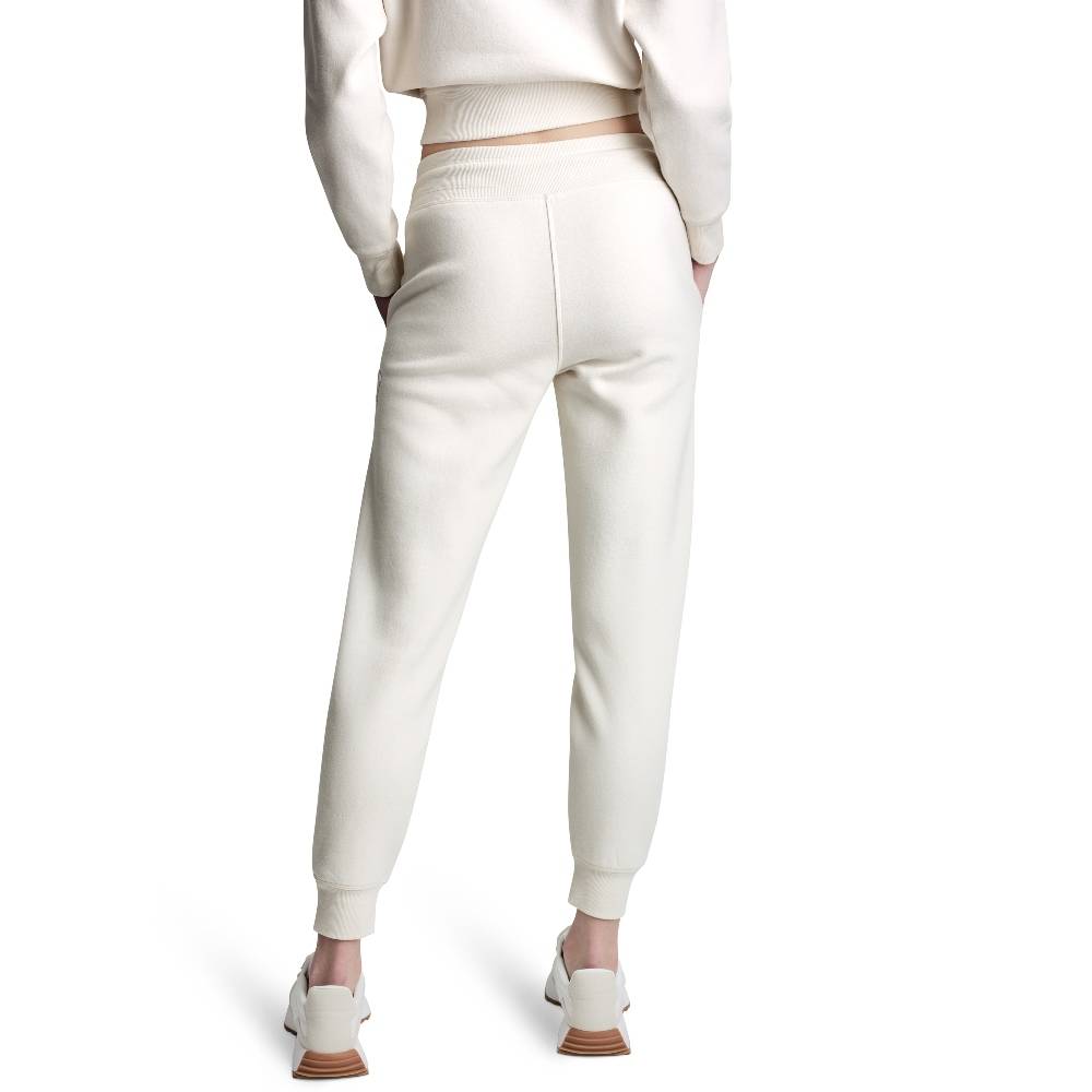 DKNY VARSITY LOGO MID RISE RIB WAIST AND CUFF JOGGER
