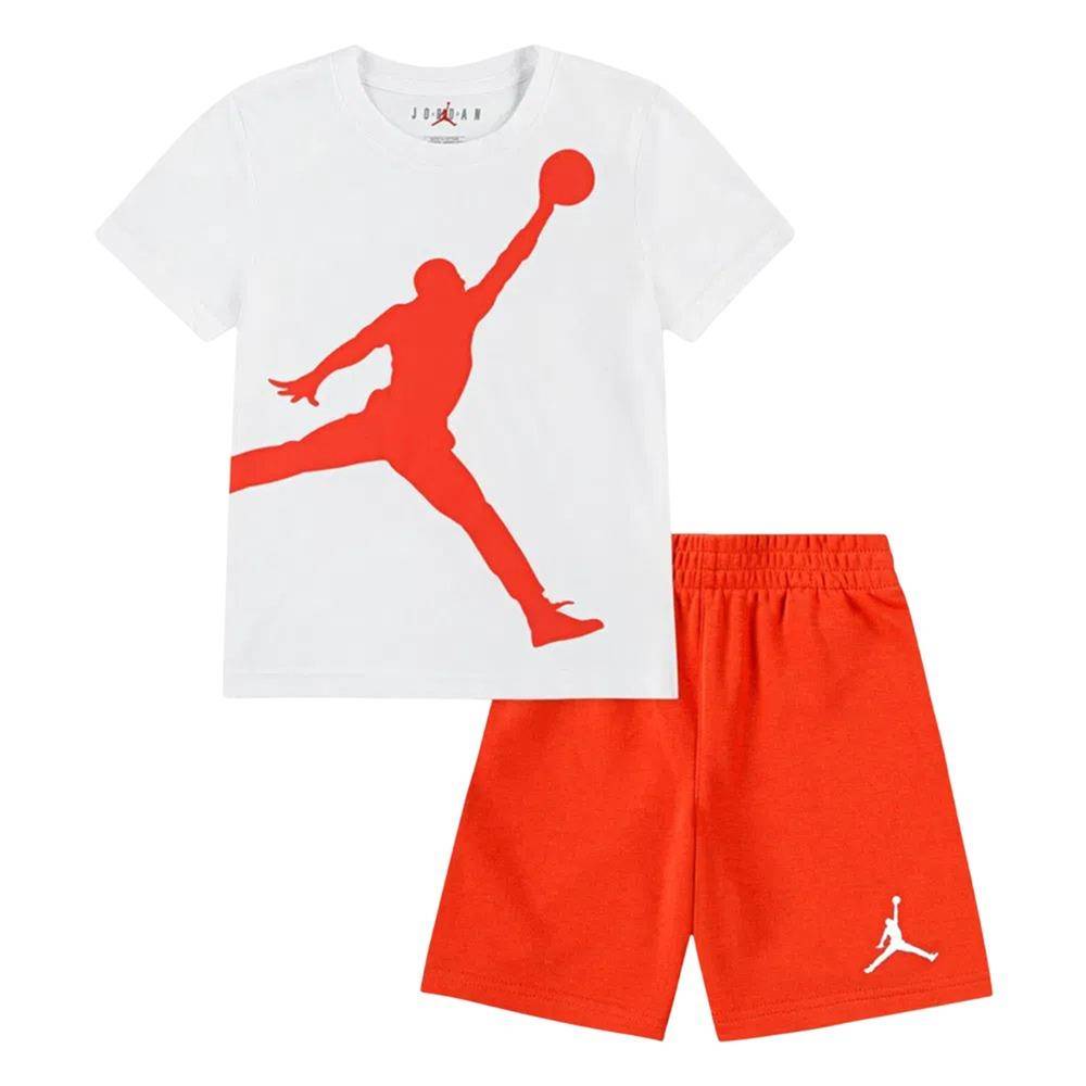 NIKE JORDAN LITTLE KIDS JUMBO JUMPMAN SHORT SET