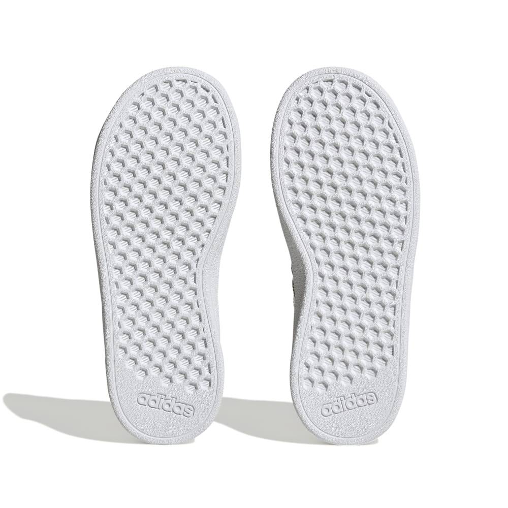ADIDAS KIDS GRAND COURT ELASTIC LACE AND TOP STRAP SHOES