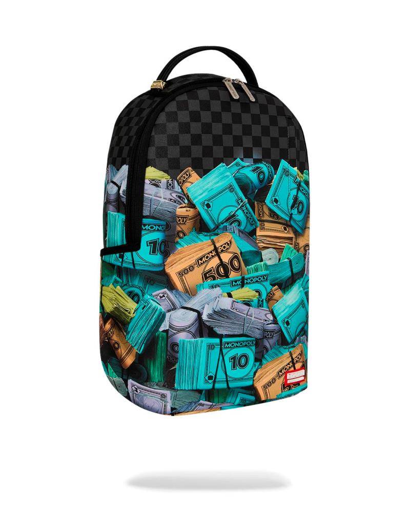 SPRAYGROUND MONOPOLY MONEY STACKS DLXSV BACKPACK