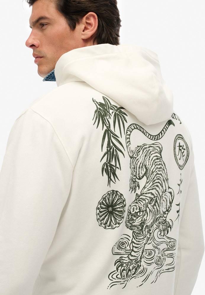 SUPERDRY D1 TOKYO NARRATIVE LOOSE HOOD
