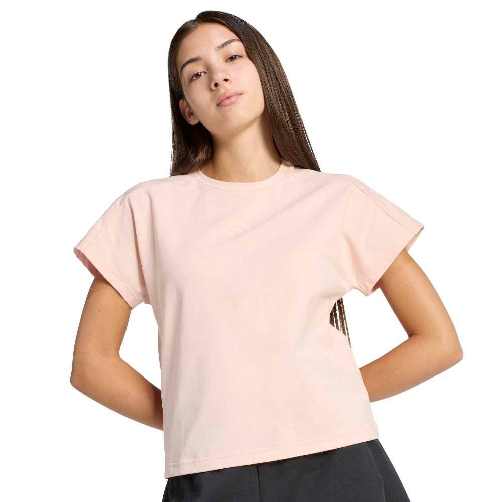 ADIDAS GIRLS FUTURE ICONS 3 STRIPES T-SHIRT