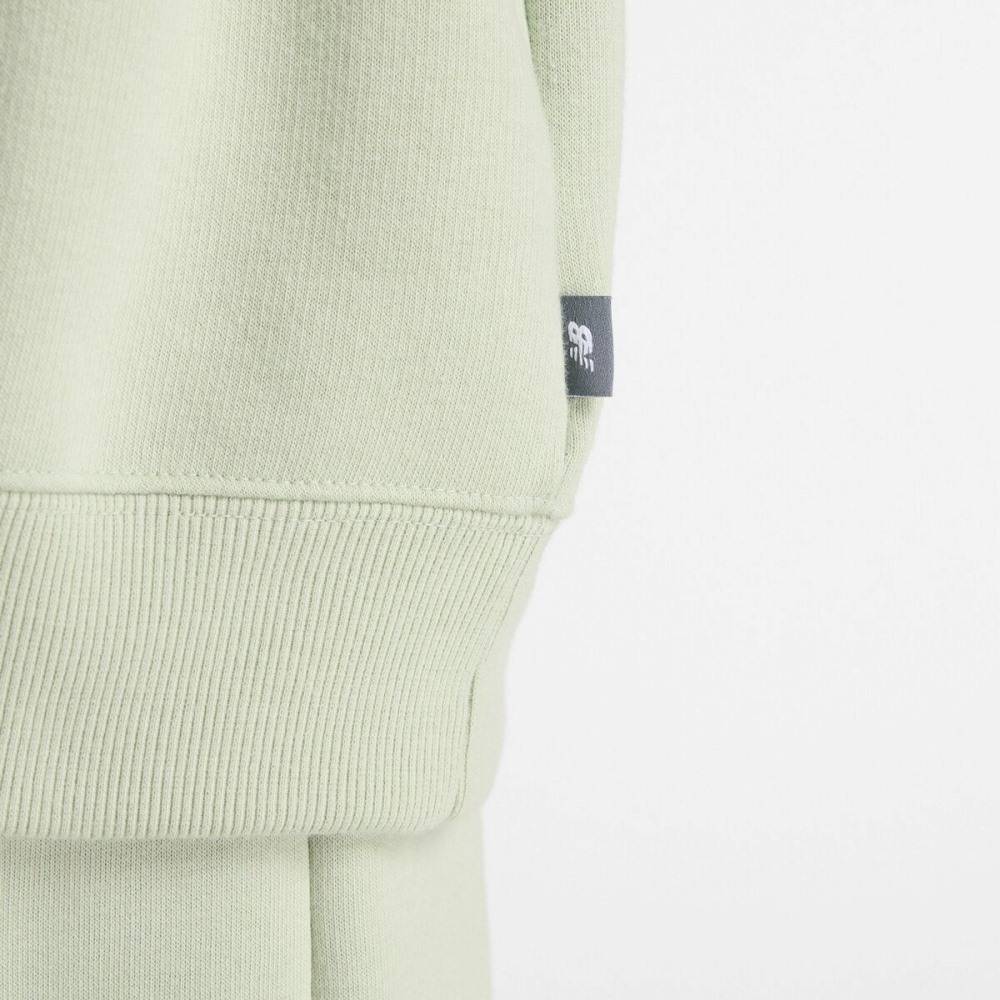 NEW BALANCE LINEAR HERITAGE FLEECE LONG HOODIE