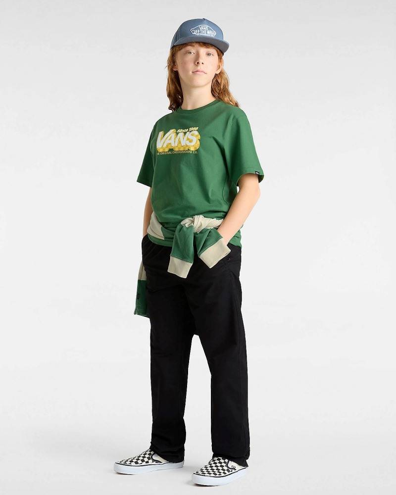 VANS BOYS CHECKER DROP SS TEE