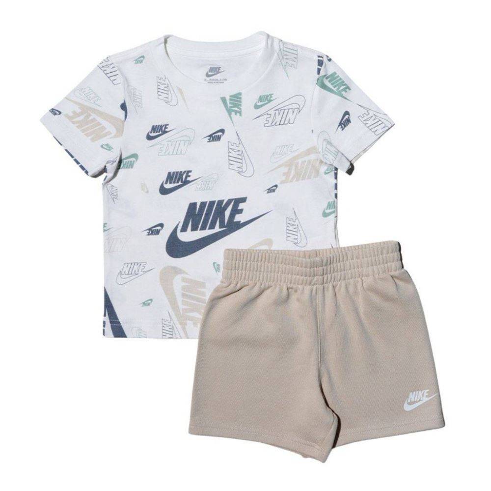 NIKE LITTLE KIDS NSW AOP LIGHTWEIGHT FT SHORT SET