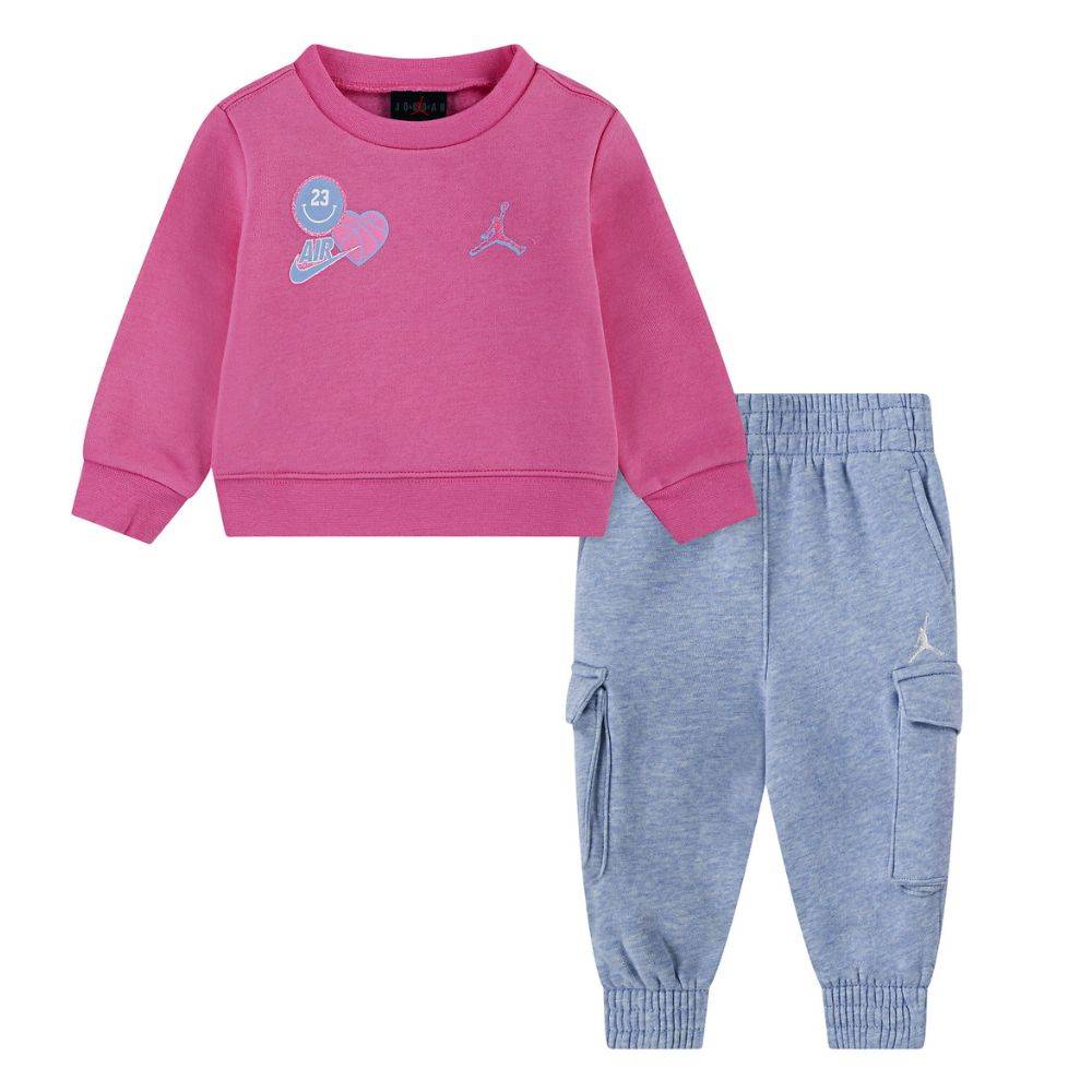 NIKE JORDAN INFANT GIRLS BLUE JEANS & BLING  PANT SET