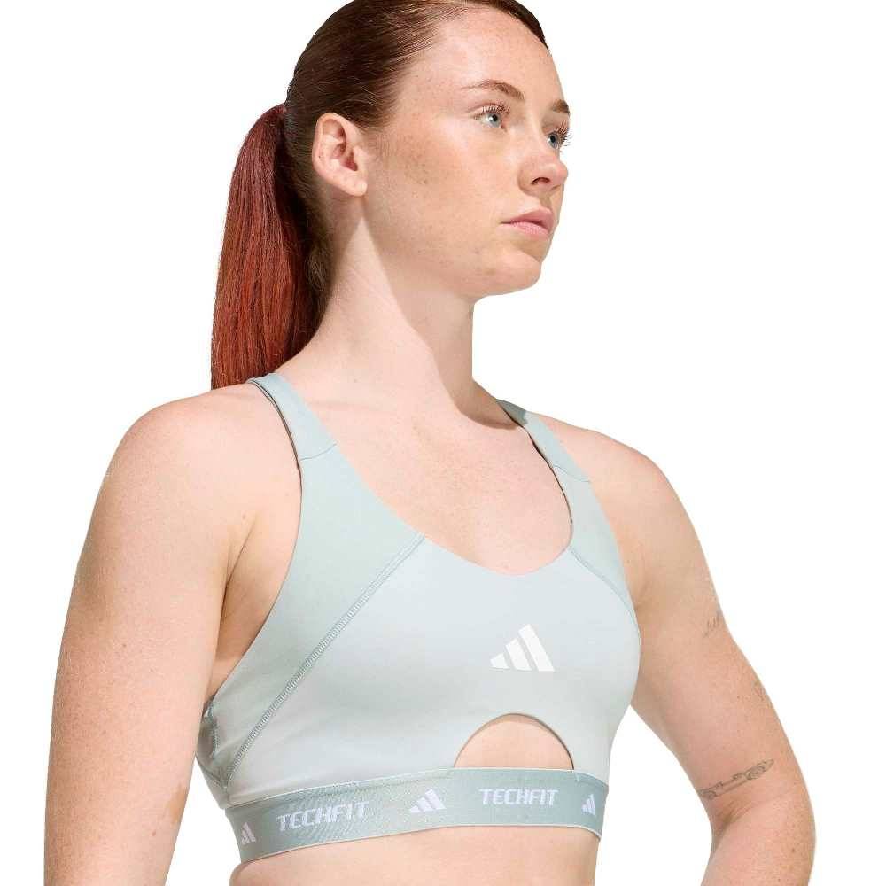 ADIDAS TECHFIT WORKOUT COLOR BLOCK MEDIUM SUPPORT BRA