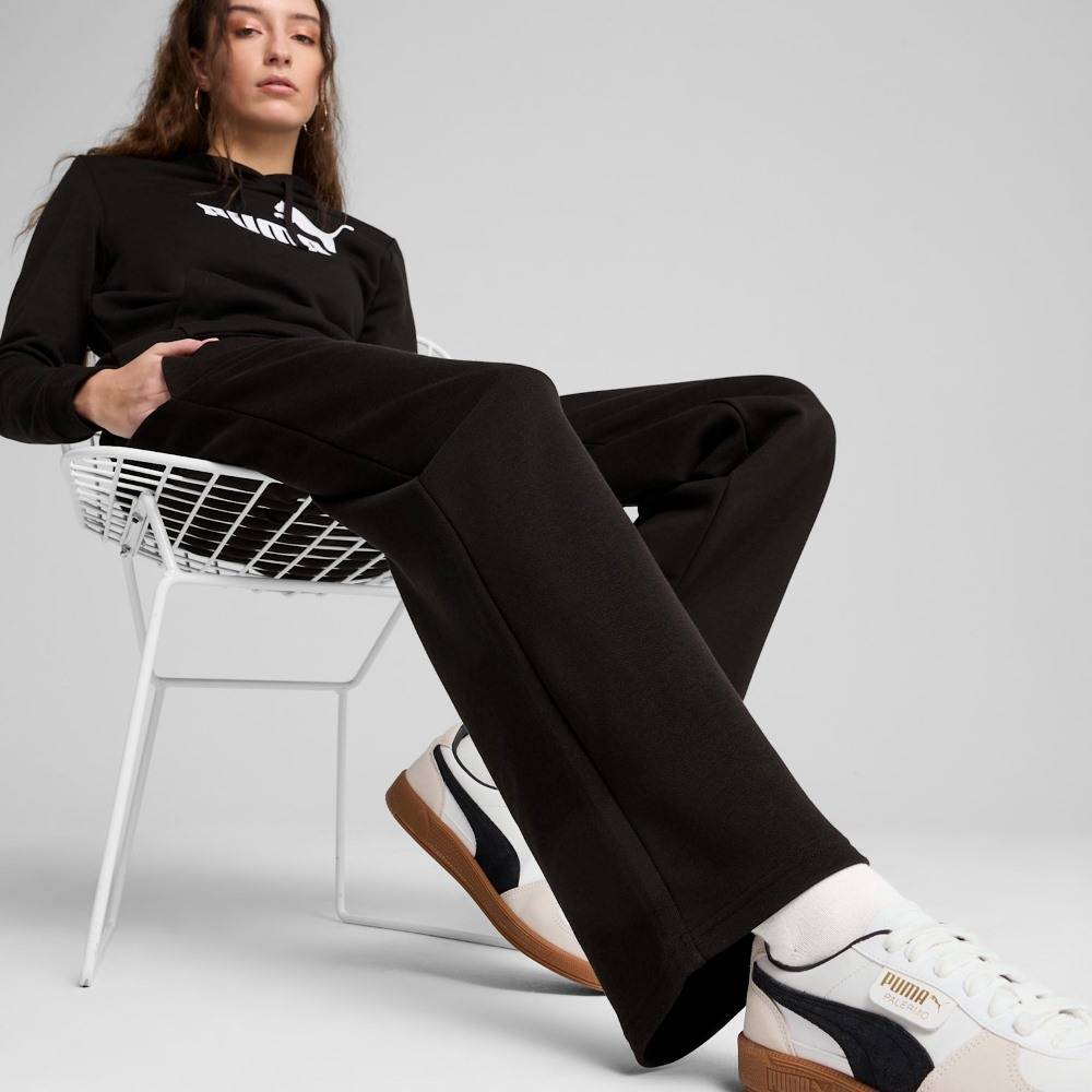 PUMA ESS SMALL NO. 1 LOGO COMFORT STRAIGHT PANTS TR OP