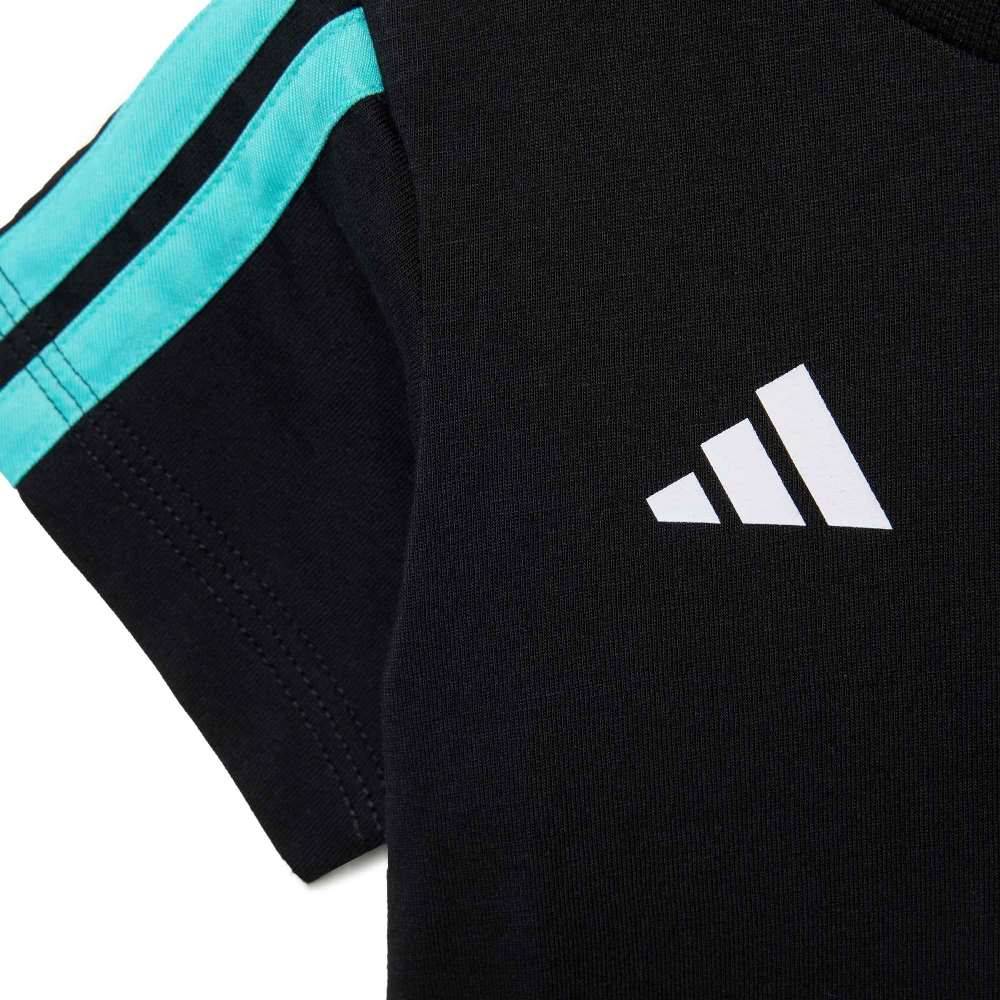 ADIDAS INFANT MERCEDES-AMG PETRONAS FORMULA 1 TEAM DNA SHORT-SLEEVE JOGGERS