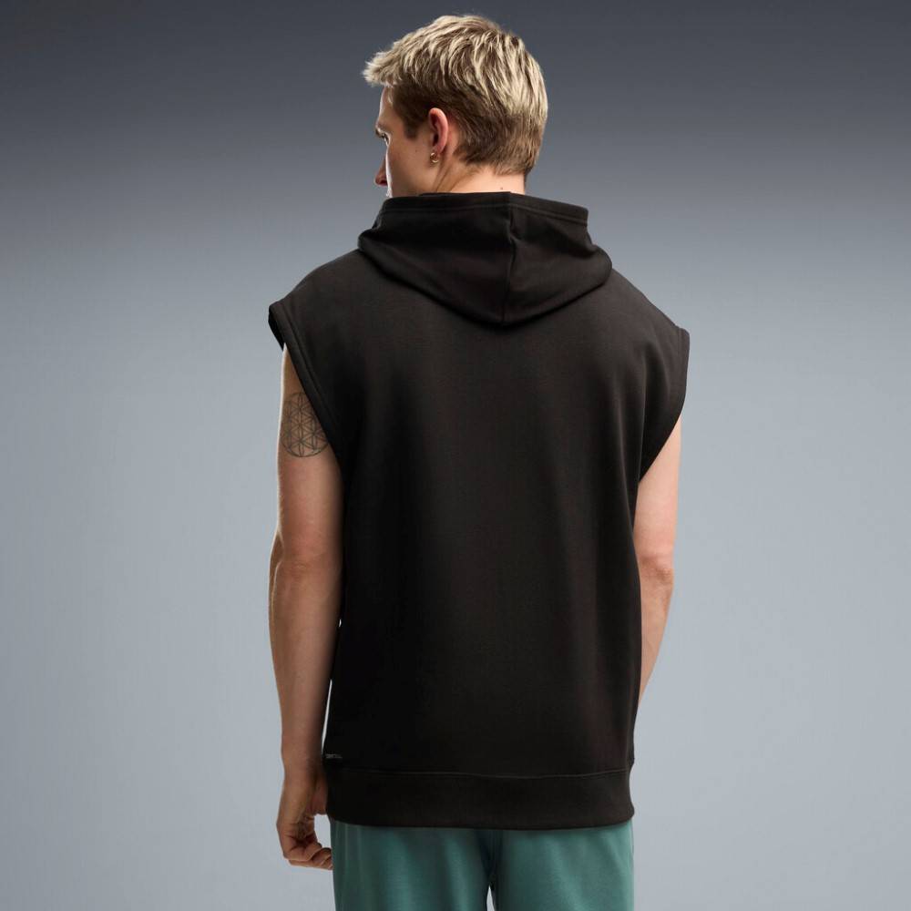 PUMA M PUMA CREW FRENCH TERRY SLEEVELESS HOODIE