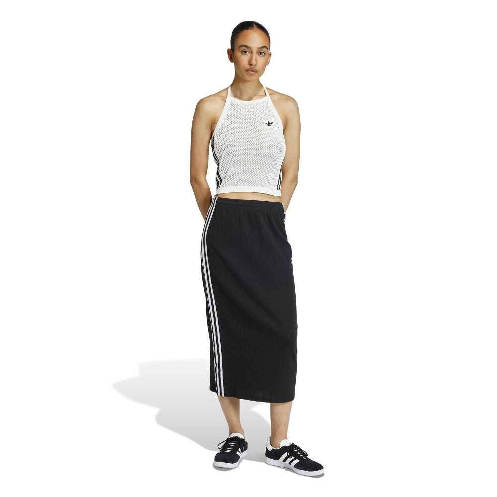 ADIDAS ORIGINALS KNITTED CROCHET TOP