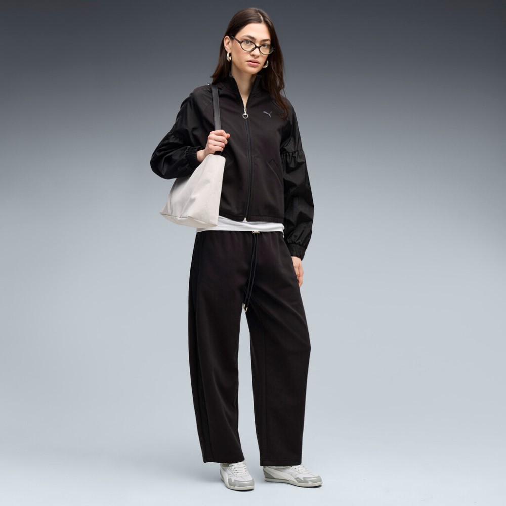 PUMA HER FULL-ZIP RELAXED DK JACKET