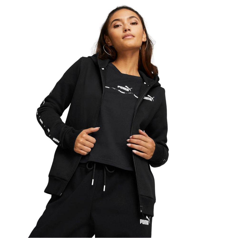 PUMA POWER TAPE WOMENS FULL-ZIP HOODIE