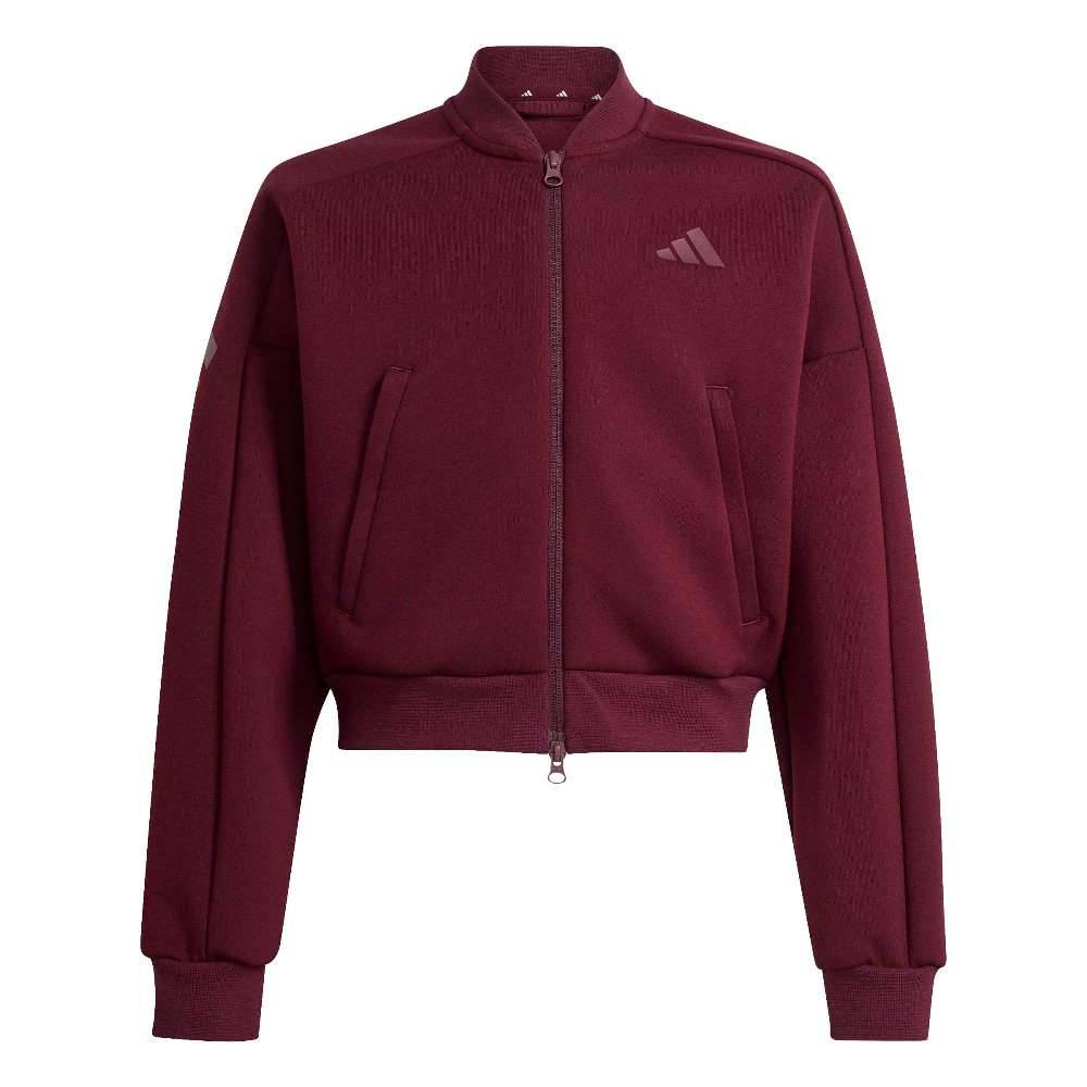 ADIDAS GIRLS FUTURE ICONS 3 STRIPES FULL ZIP TRACK TOP