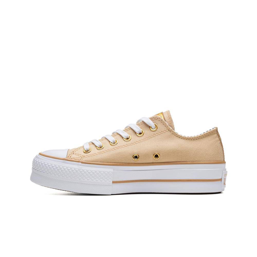 CONVERSE ALL STAR LIFT PLATFORM HERRINGBONE STRIPE