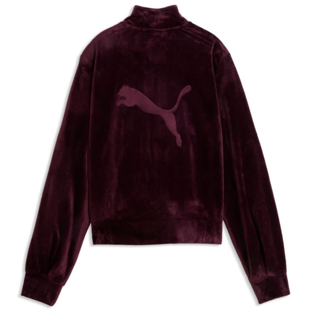 PUMA ESS ELEVATED VELOUR TRACKJACKET