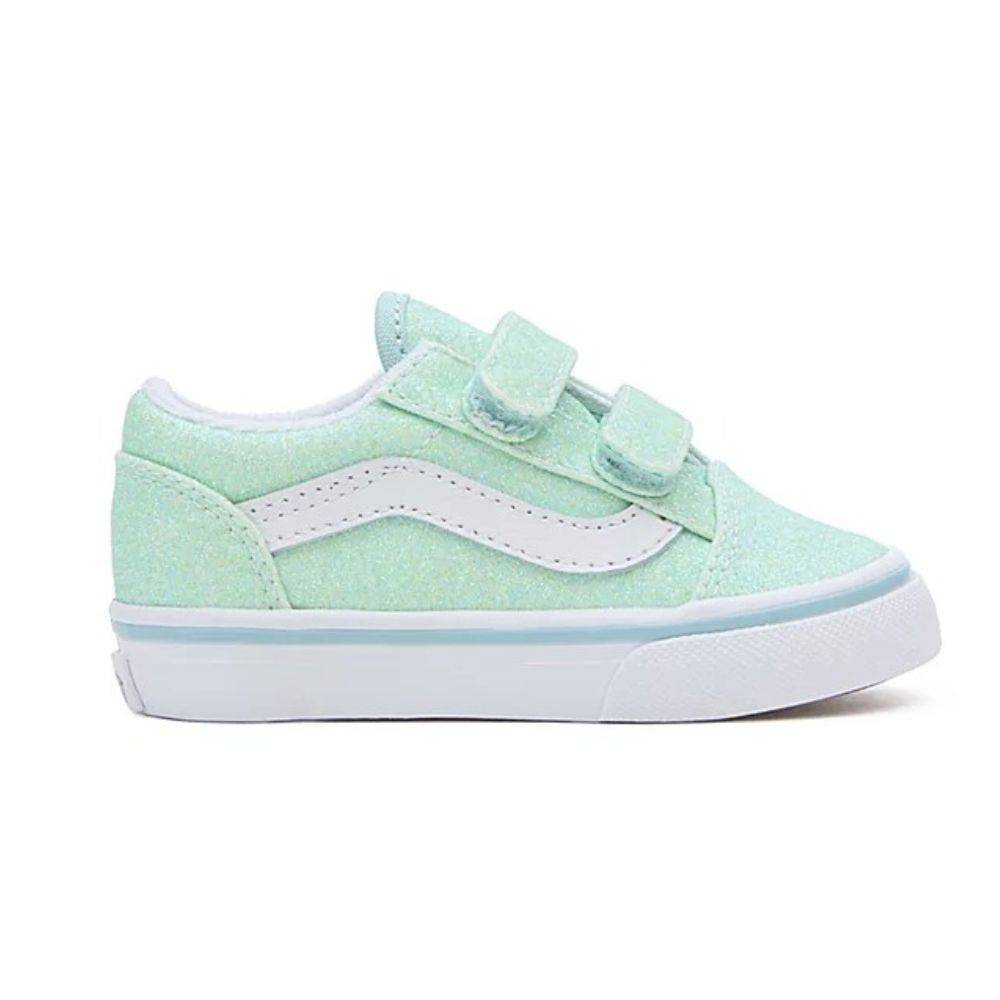 VANS OLD SKOOL VELCRO GLITTER INFANT SHOES