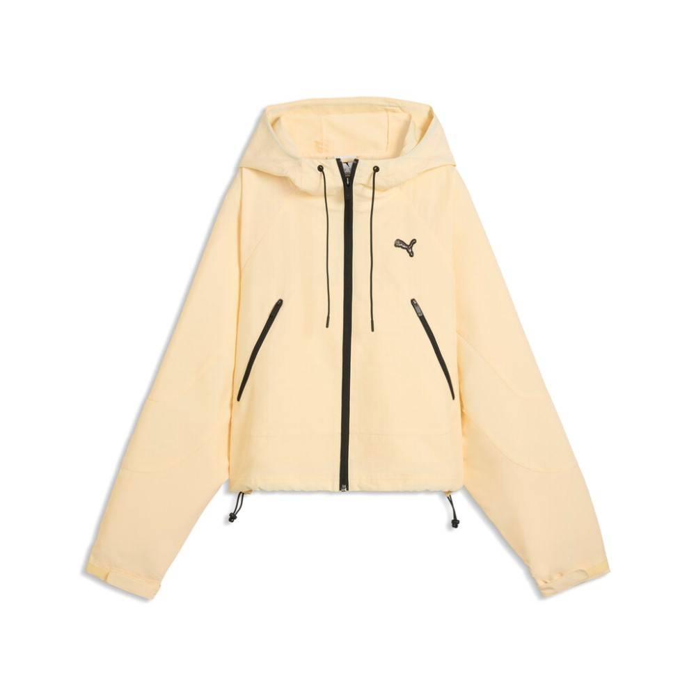 PUMA STREET GLAM OVERSIZED SHORT HOODED WOVEN JACKET