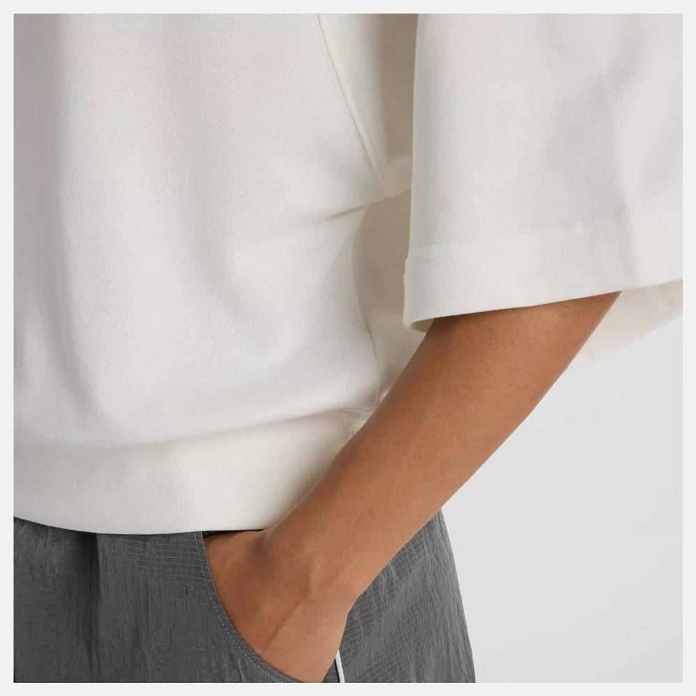 NEW BALANCE COASTAL FLEECE OVERSIZED POLO