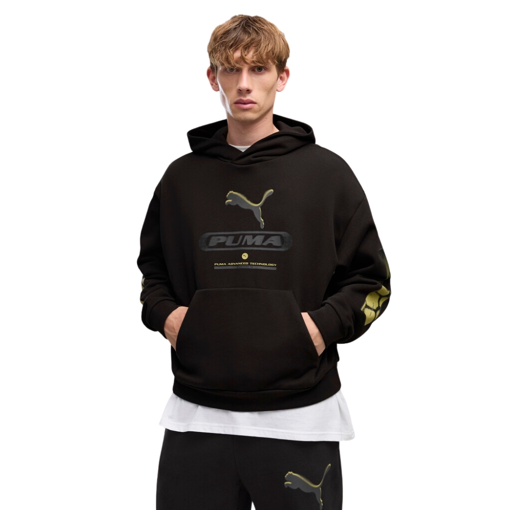 PUMA SPORT STREET BOXY GRAPHIC HOODIE FL