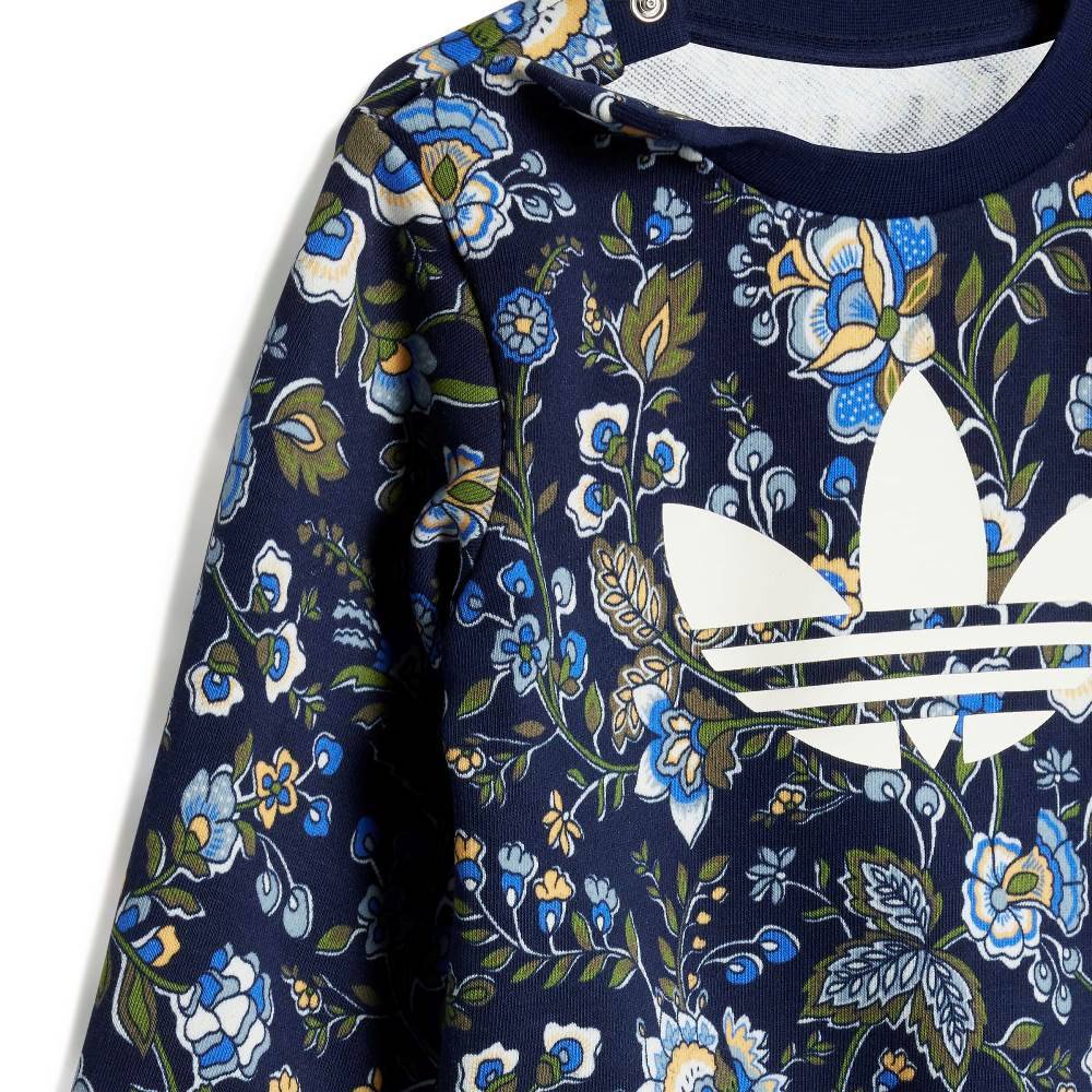 ADIDAS ORIGINALS INFANT X LIBERTY LONDON CREW SET