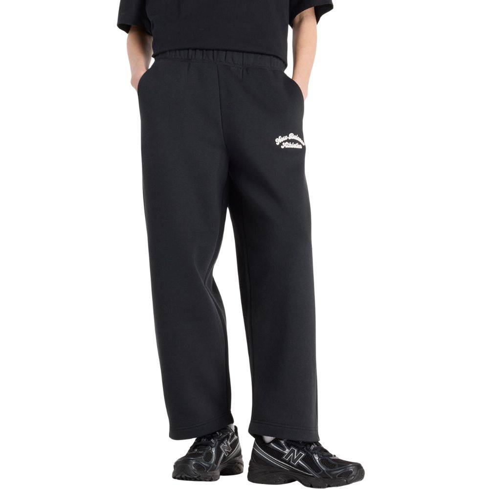 NEW BALANCE LINEAR HERITAGE FLEECE BARREL LEG PANT