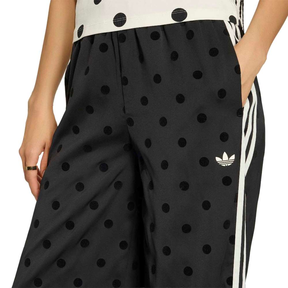 ADIDAS ORIGINALS SATIN POLKA DOTS WIDE LEG PANT